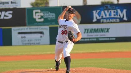 Right-hander Jacob Barnes threw 2.1 scoreless innings of relief in Friday's extra-inning win over Daytona.