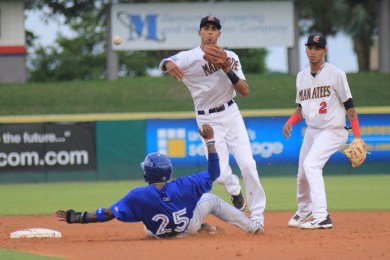 INF Yadiel Rivera (pictured) and RHP Greg Holle have been called up to Double-A Huntsville over the last 24 hours.