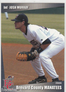 A former second round pick of the Milwaukee Brewers, Josh Murray played five games for the Brevard County Manatees in 2005 and 29 games in 2006.
